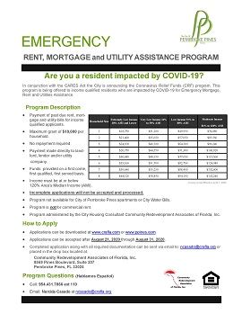 CRF - Rent -Mortgage - Utility AssistanceWEB