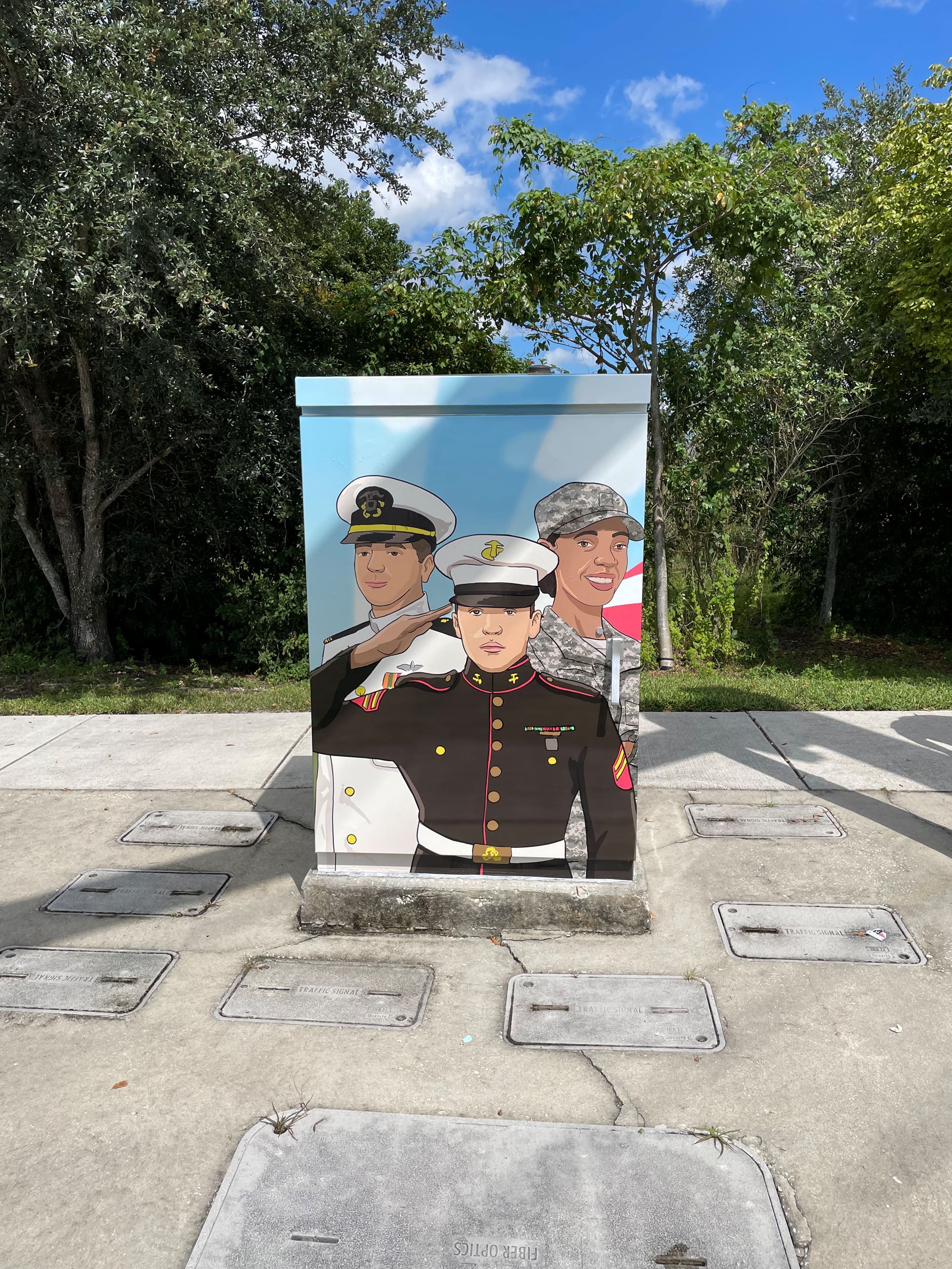 Armed Forces Pembroke Rd and 145th Ave-NE Corner