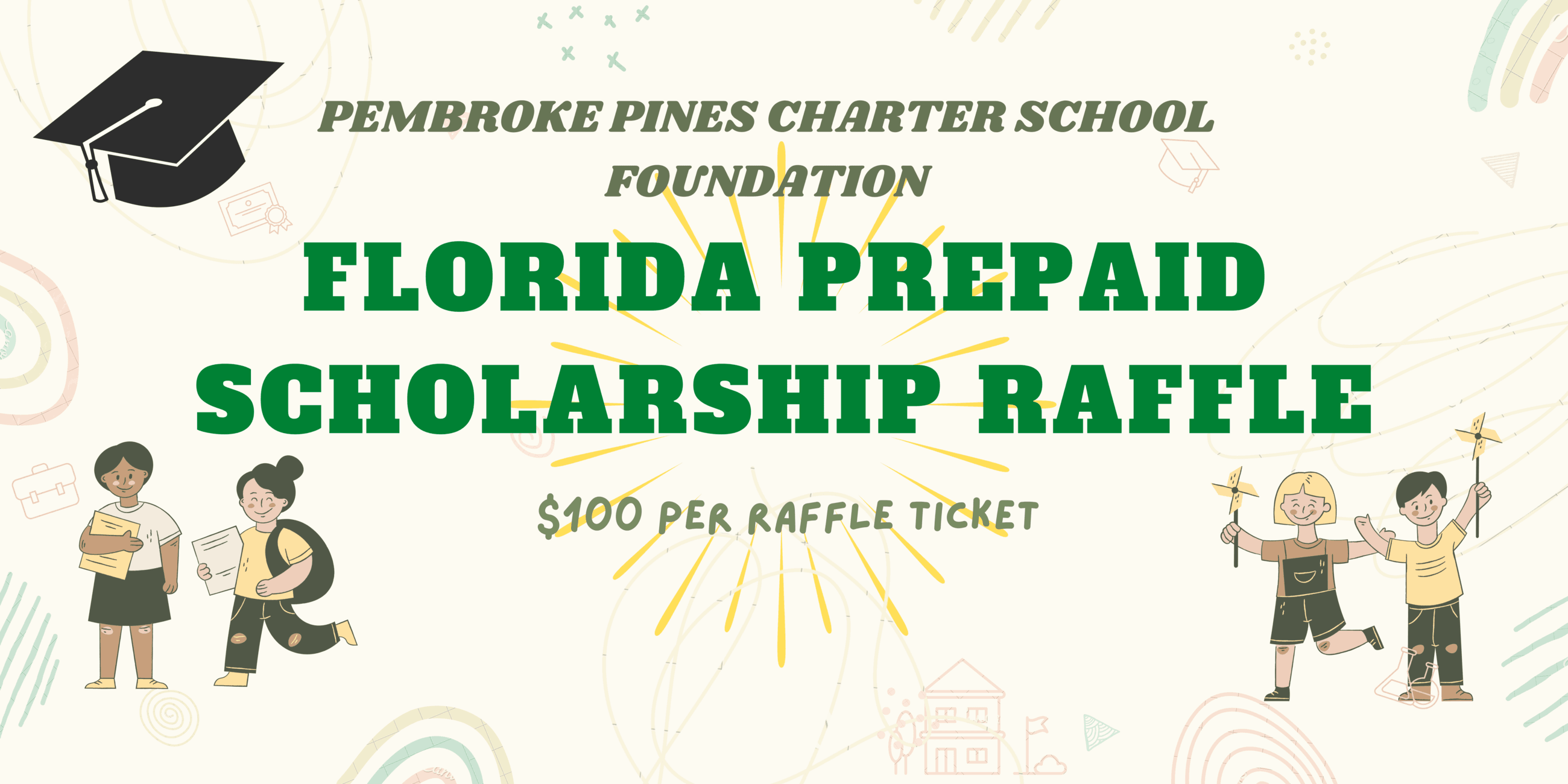 FLORIDA PREPAID SCHOLARSHIP RAFFLE- socials