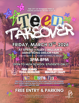 TEEN TAKEOVER FLYER