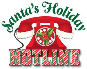 Santas-Holiday-Hotline-logo of holiday phone