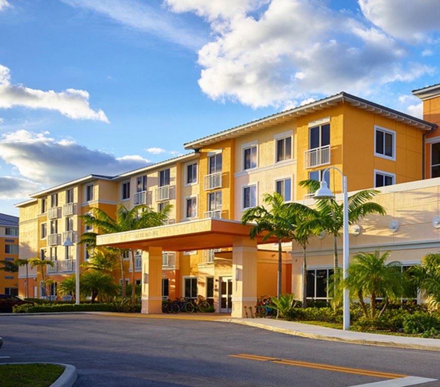Entrance view of Douglas Gardens